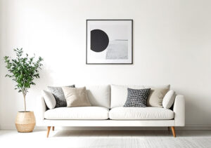 【無料素材】ナチュラルなソファ空間・コピースペース