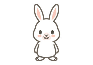 ニッコリ_サムネ_ウサギポース