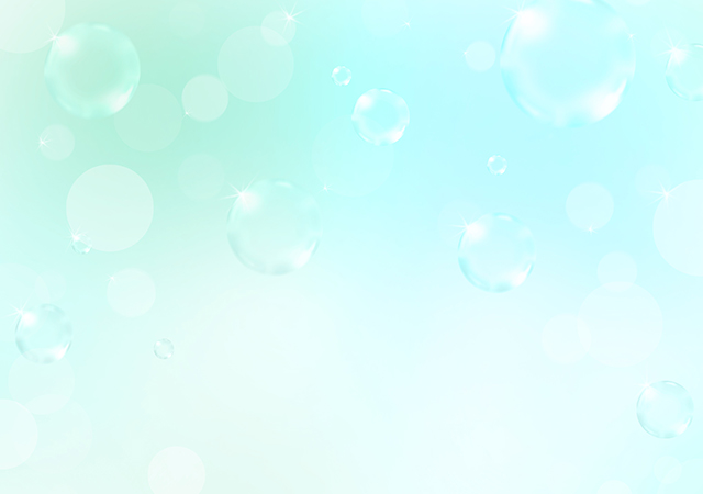 シャボン玉の背景・ミントブルー系